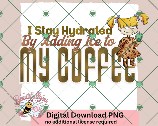 I Stay Hydrated by Adding Ice to My Coffee