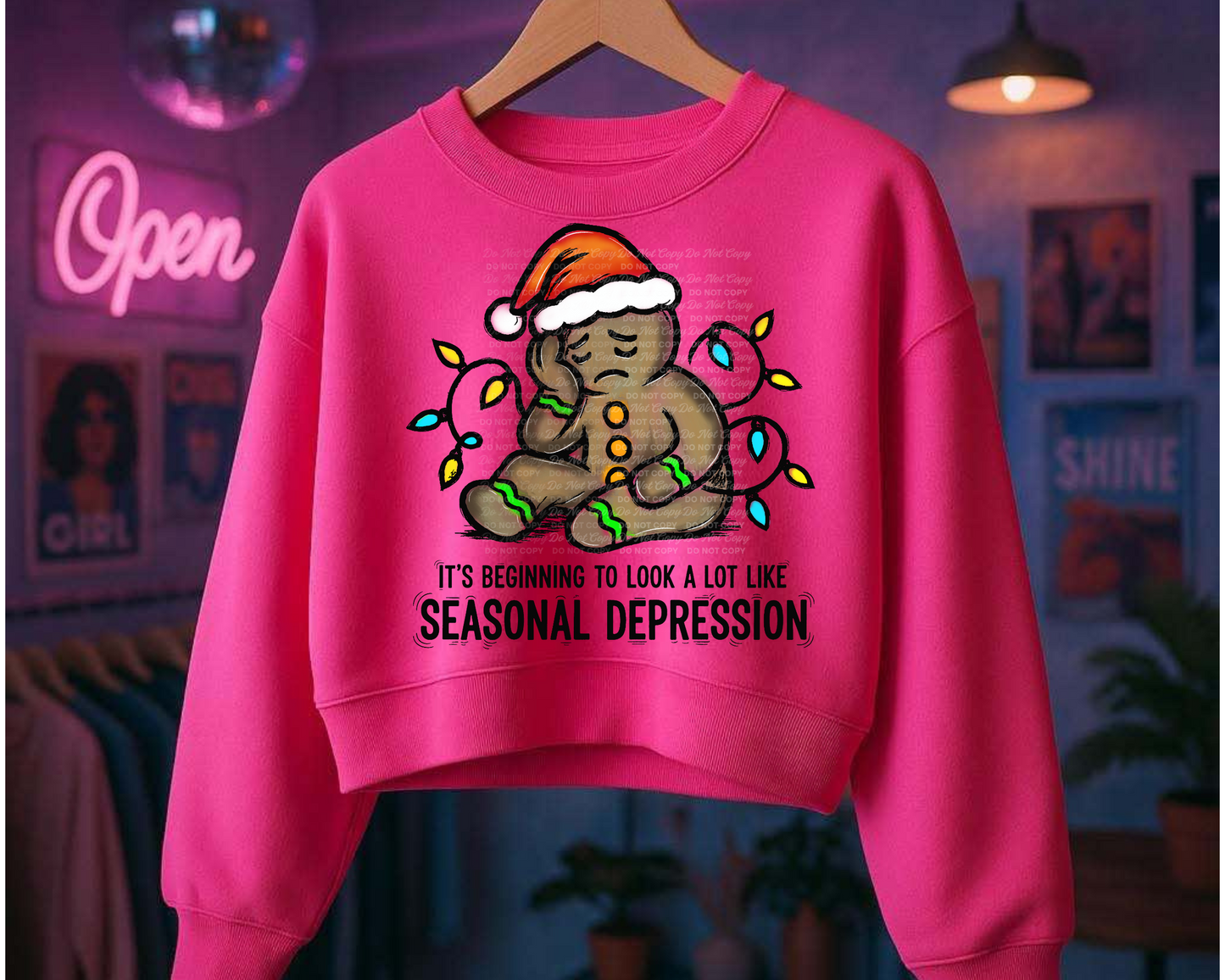 Its beginning to look a lot like seasonal depression PNG Download