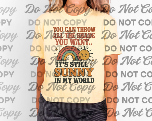 ITS STILL SUNNY β Retro Rainbow Sunshine Digital Design PNG β Positive Quote Shirt File
