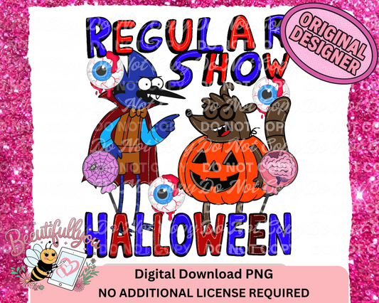 Regular Show Halloween – Spooky Cartoon PNG