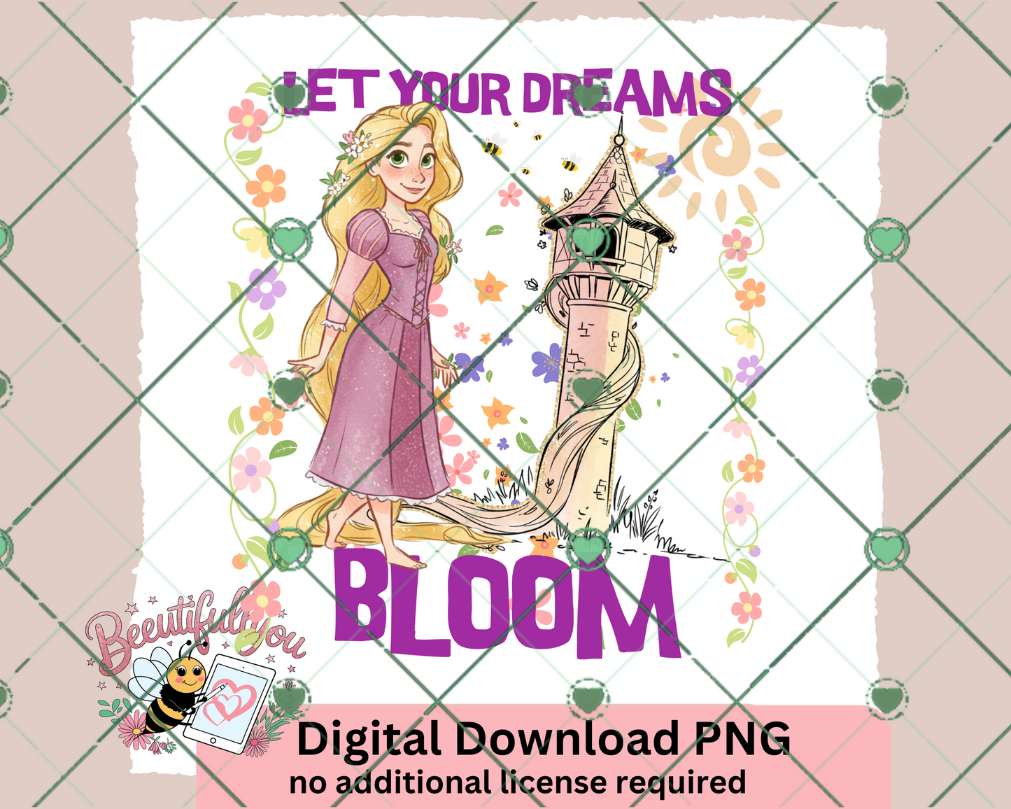 Fairytale Dreams "Let Your Dreams Bloom" Digital Design