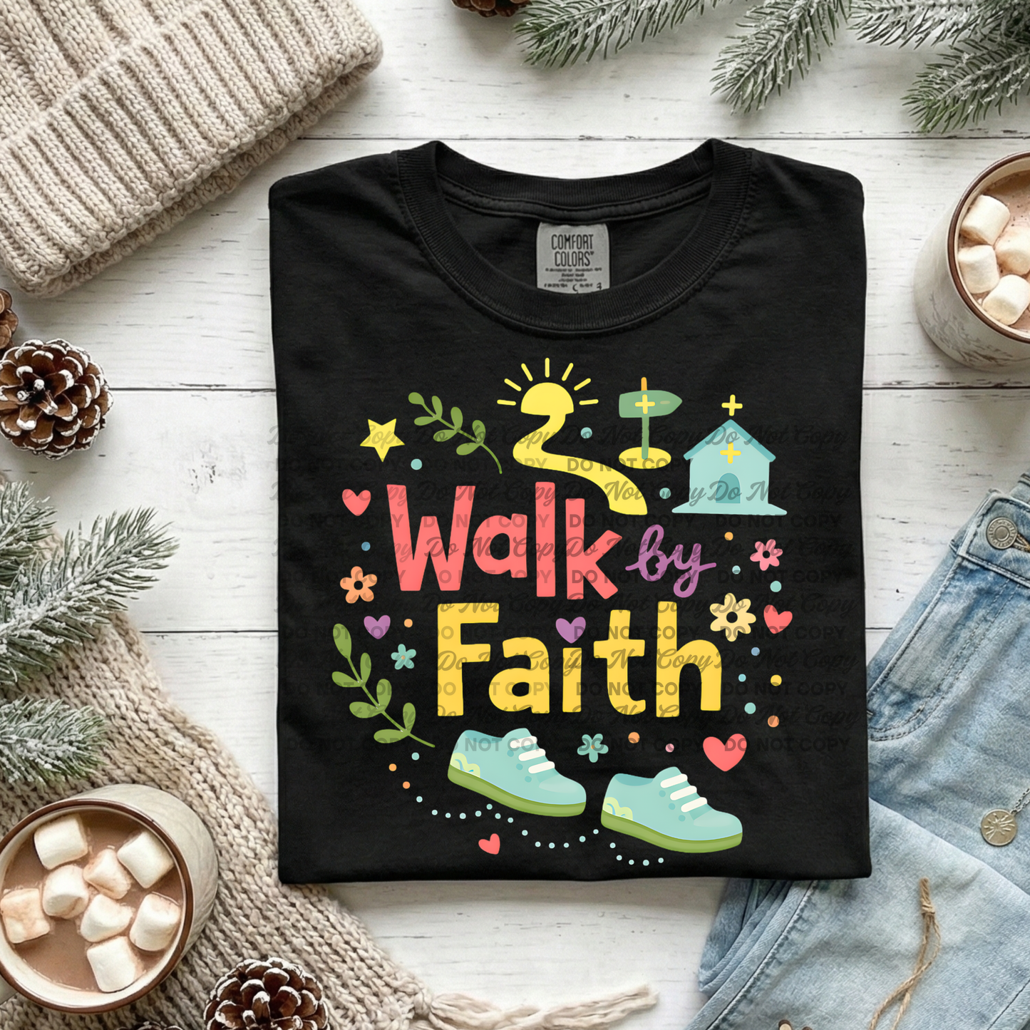 Faith Based Christian Quote Bundle | Finished Religious Designs | Bible Verse & Inspirational Christian PNGs
