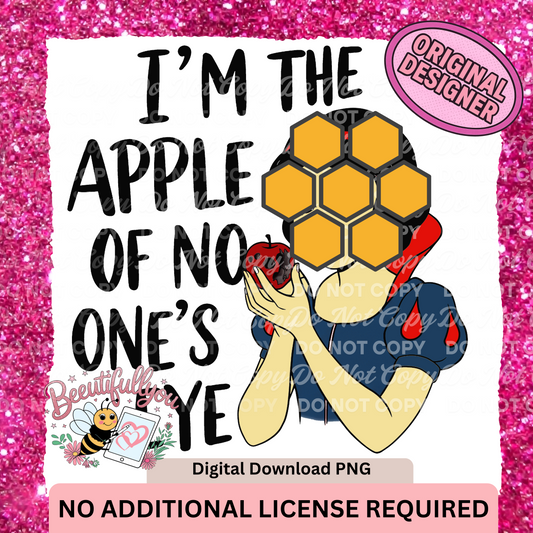 I’m the Apple of No One’s Eye PNG