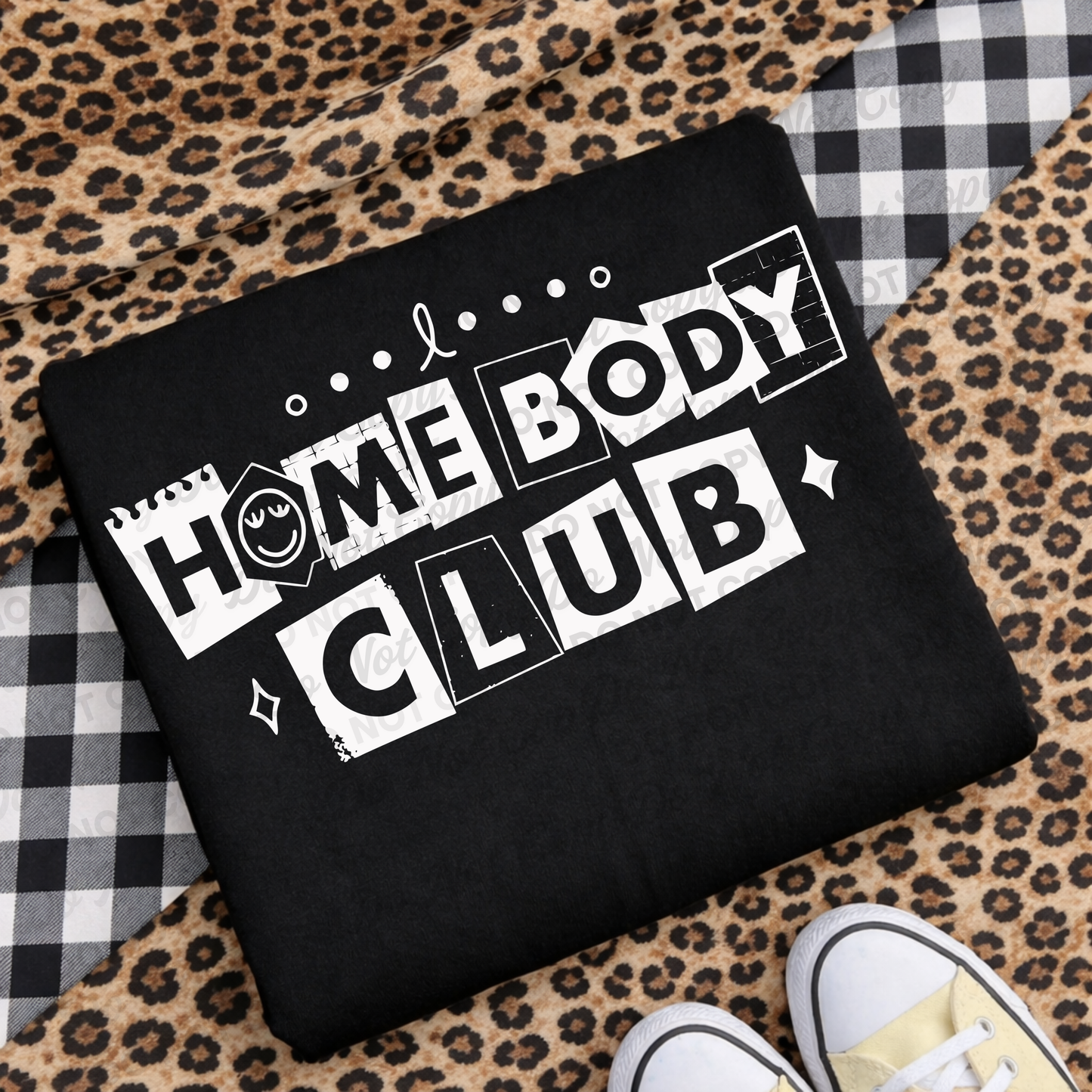 Homebody Sayings Bundle | 4 Finished Black & White Text Designs | Commercial Use