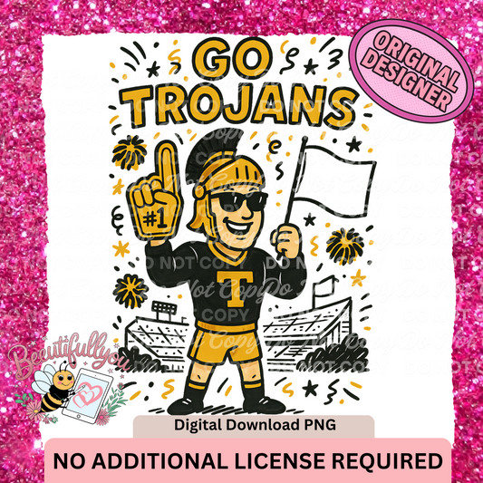 Go Trojans PNG