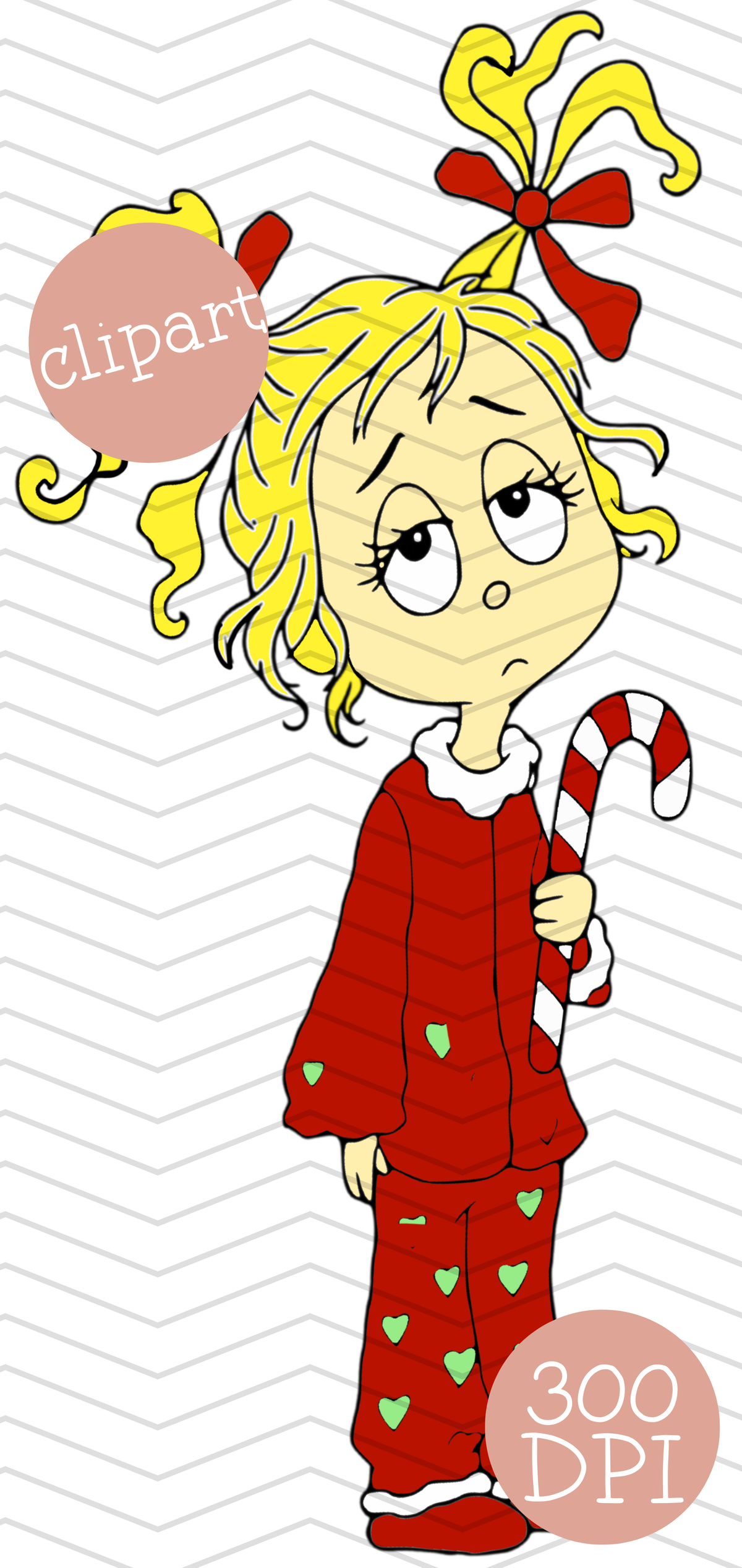 Grouch Christmas Clipart Bundle, 16PC