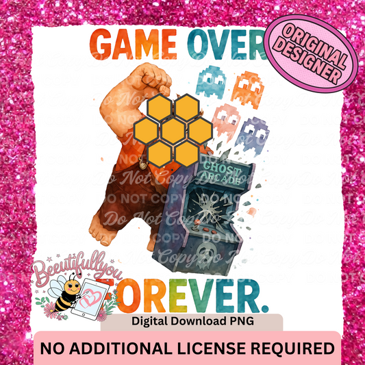 Game Over Forever PNG