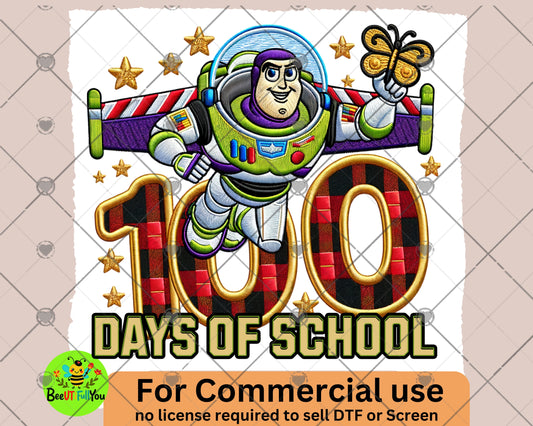 100 Days of School - Buzz Inspired