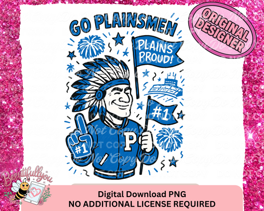 GO PLAINSMEN! – Digital Download PNG