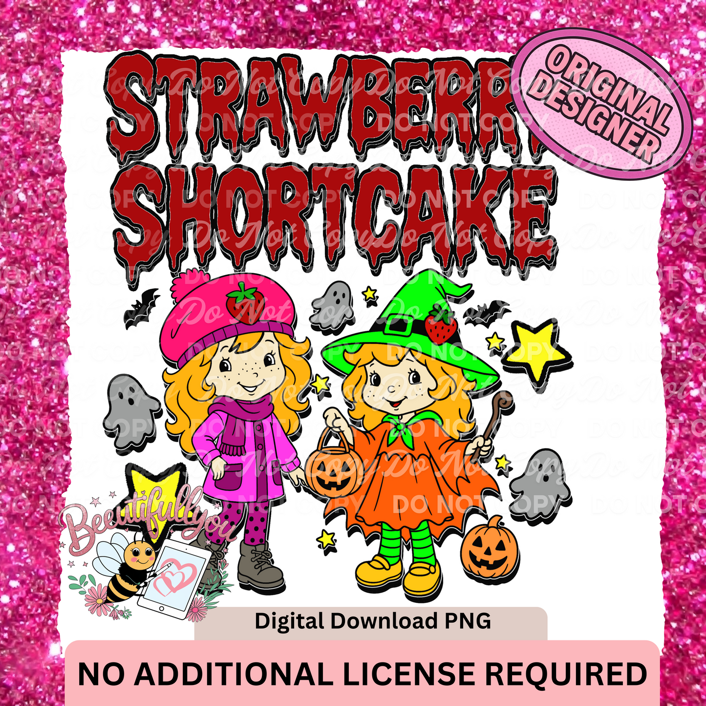 Strawberry Shortcake Halloween PNG