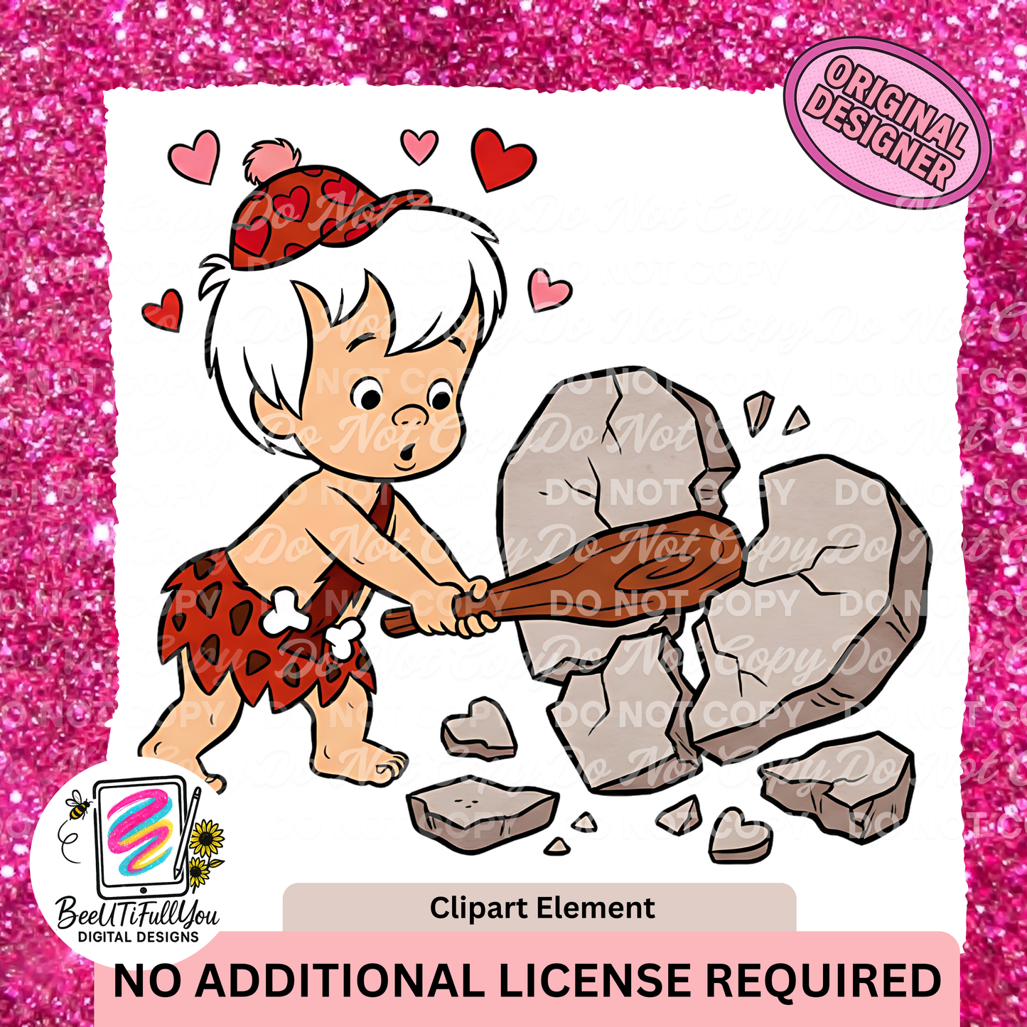 Valentine Clipart Set • Pebbles & Bamm Heart Break Digital Download