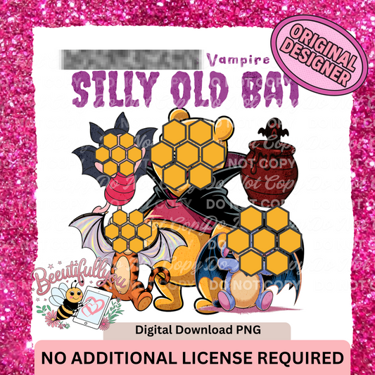 Silly Old Bat PNG