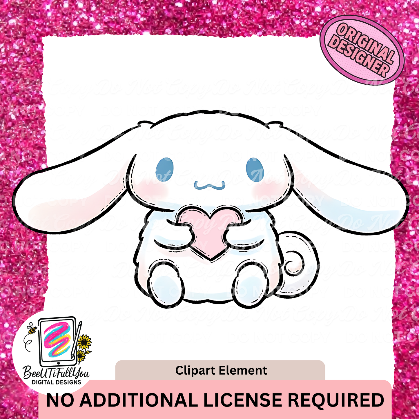 Cute Cinnamoroll Valentine Clipart