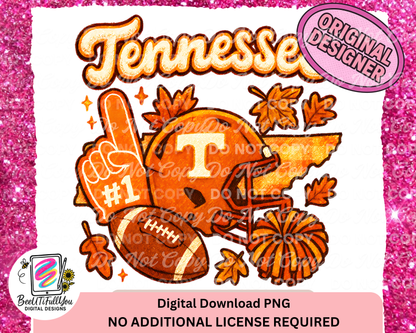 Tennessee Fall Football PNG
