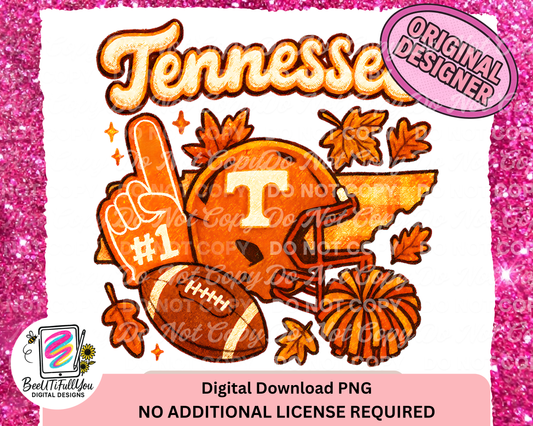 Tennessee Fall Football PNG