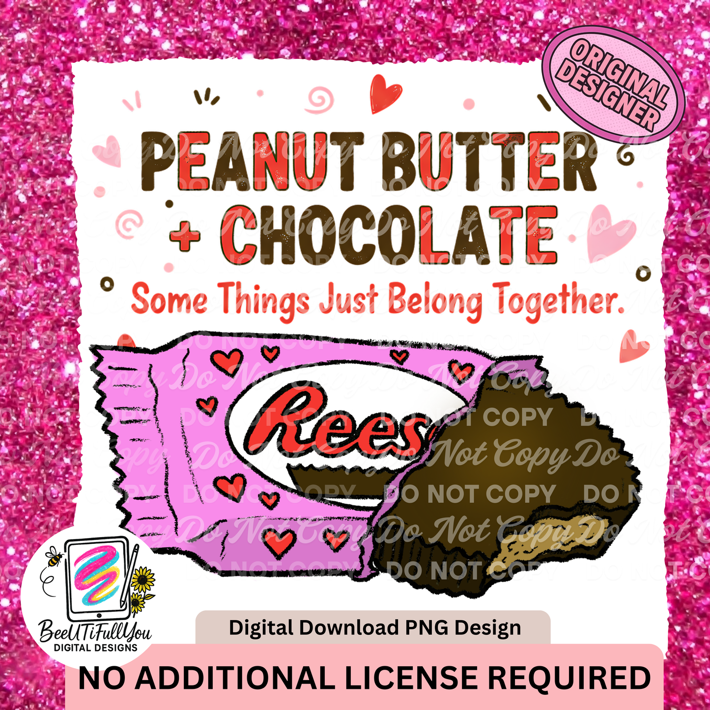 Sweet Valentine Candy Pun Design Bundle | 6 PNG Valentine Shirt Designs | Commercial Use | No License Required