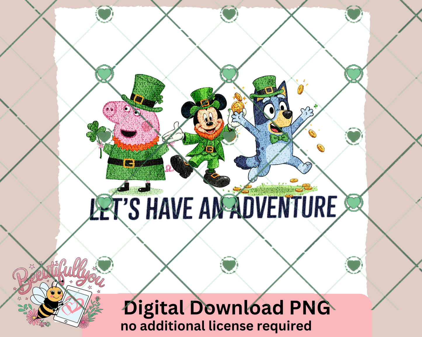 For Real Life? Let’s Have an Adventure – Digital Download PNG (2 Designs + 3 Clipart Pieces)