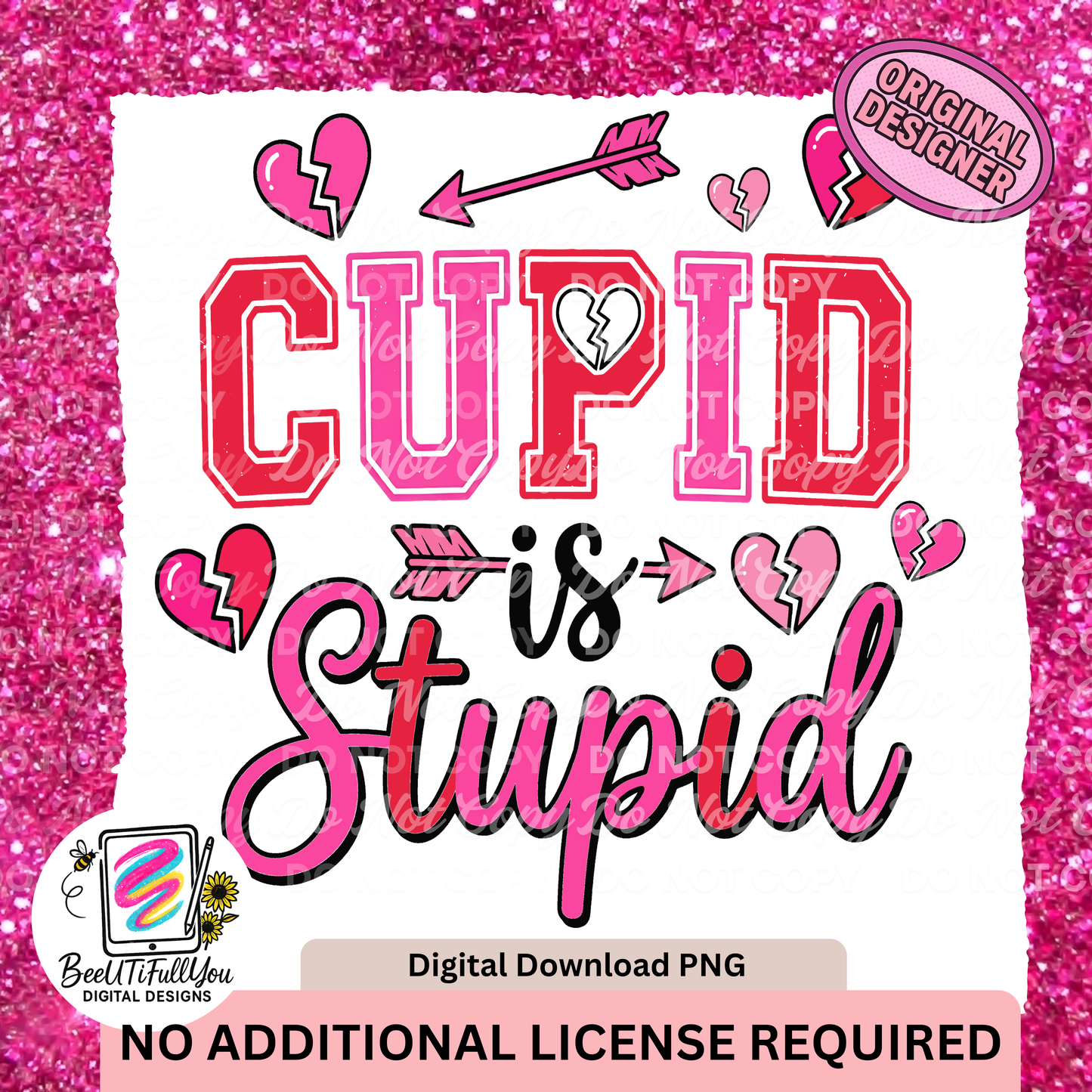 Cupid Is Stupid PNG • Anti Valentine’s Day Design