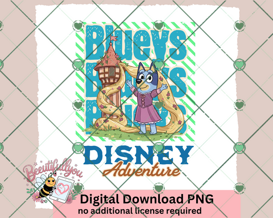 Bluey's Disney Adventure Digital Design
