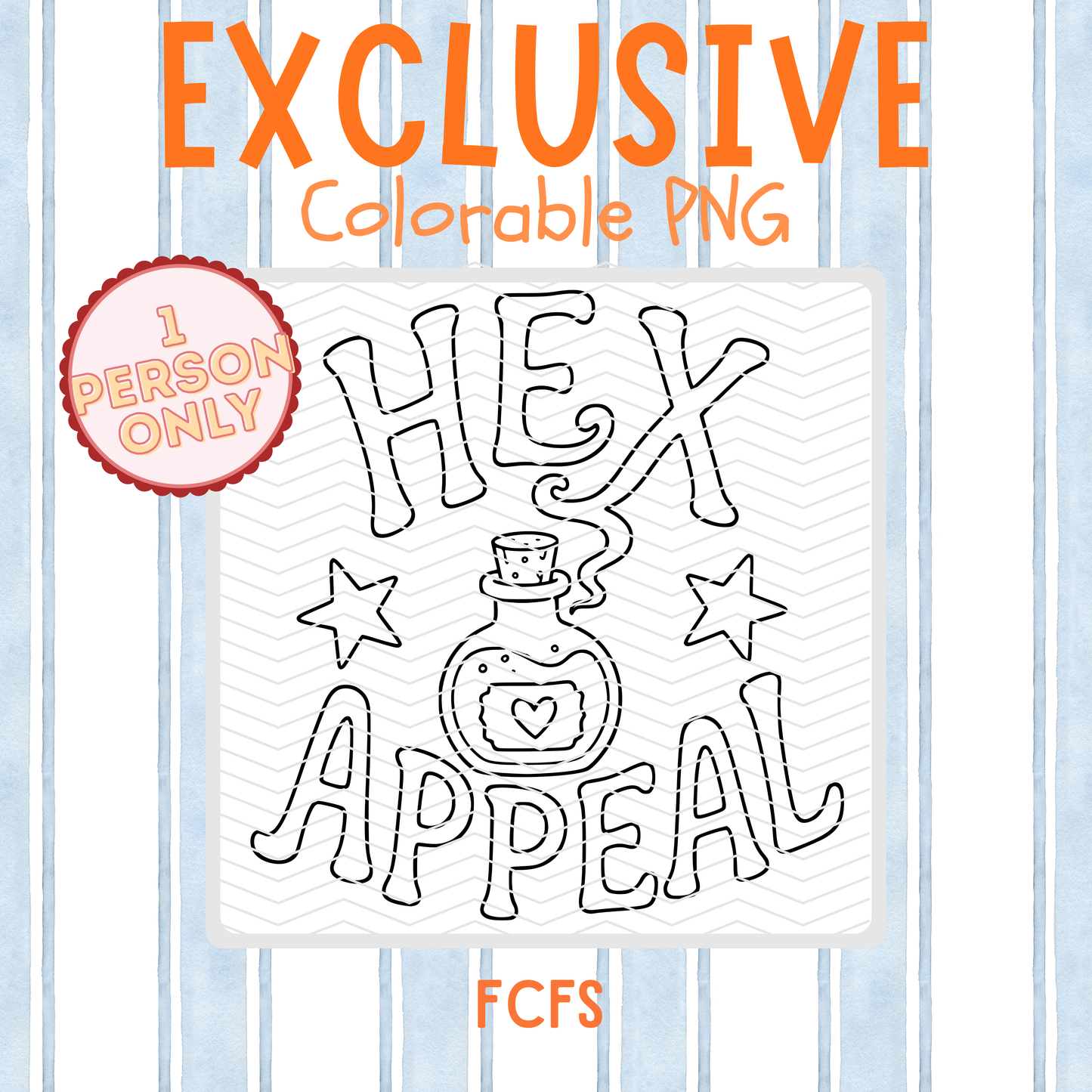 Exclusive Hex Appeal Colorable PNG