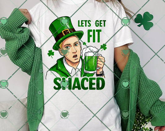 Let’s Get Fit… SHACED – Funny St. Patrick’s Day Digital Design