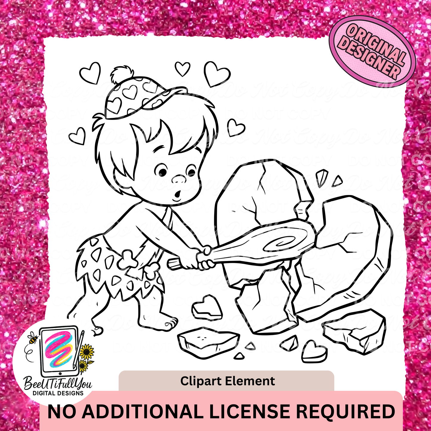 Valentine Clipart Set • Pebbles & Bamm Heart Break Digital Download