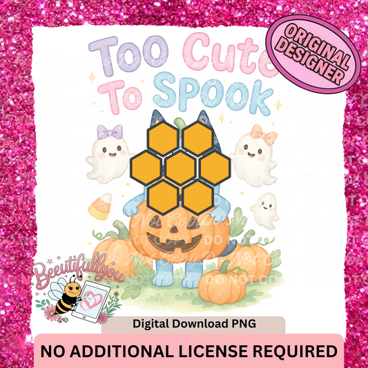 Too Cute to Spook PNG