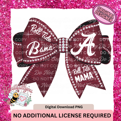 Alabama  Christmas Bundle | 7 Digital PNG Designs | Football Holiday Spirit