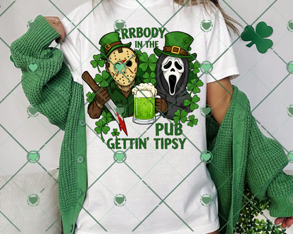 Horror Icons St. Patrick’s Day – Gettin’ Tipsy in the Pub
