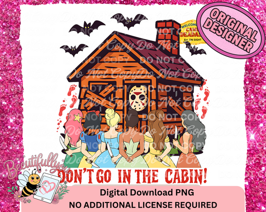 Don't Go In The Cabin – Princess Horror Mashup PNG