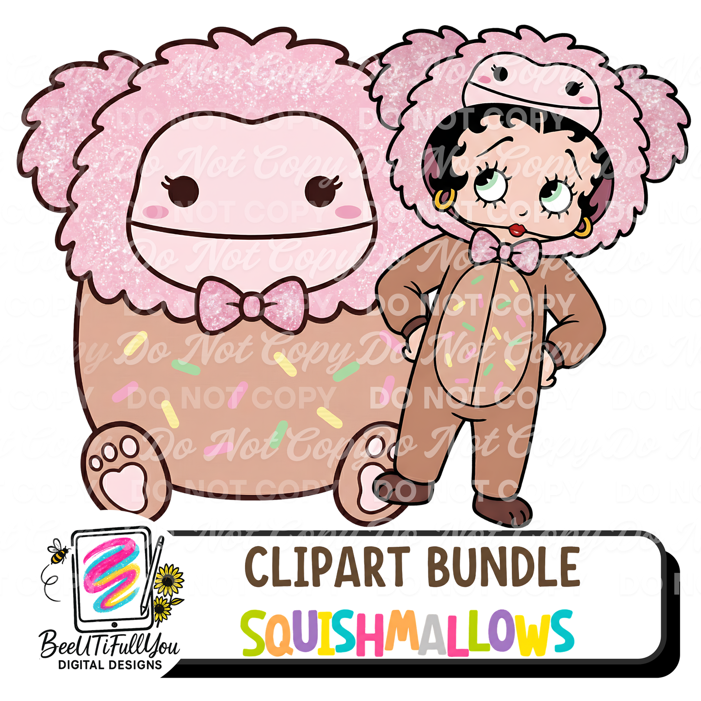 Valentine Character Clipart Pack | 16 PNG Elements | Commercial Use Clipart