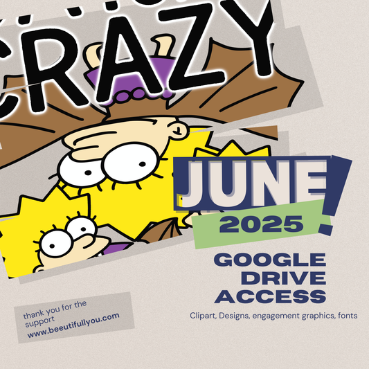 June 2025 Google Drive Access | Clipart, Fonts, Mockups & More