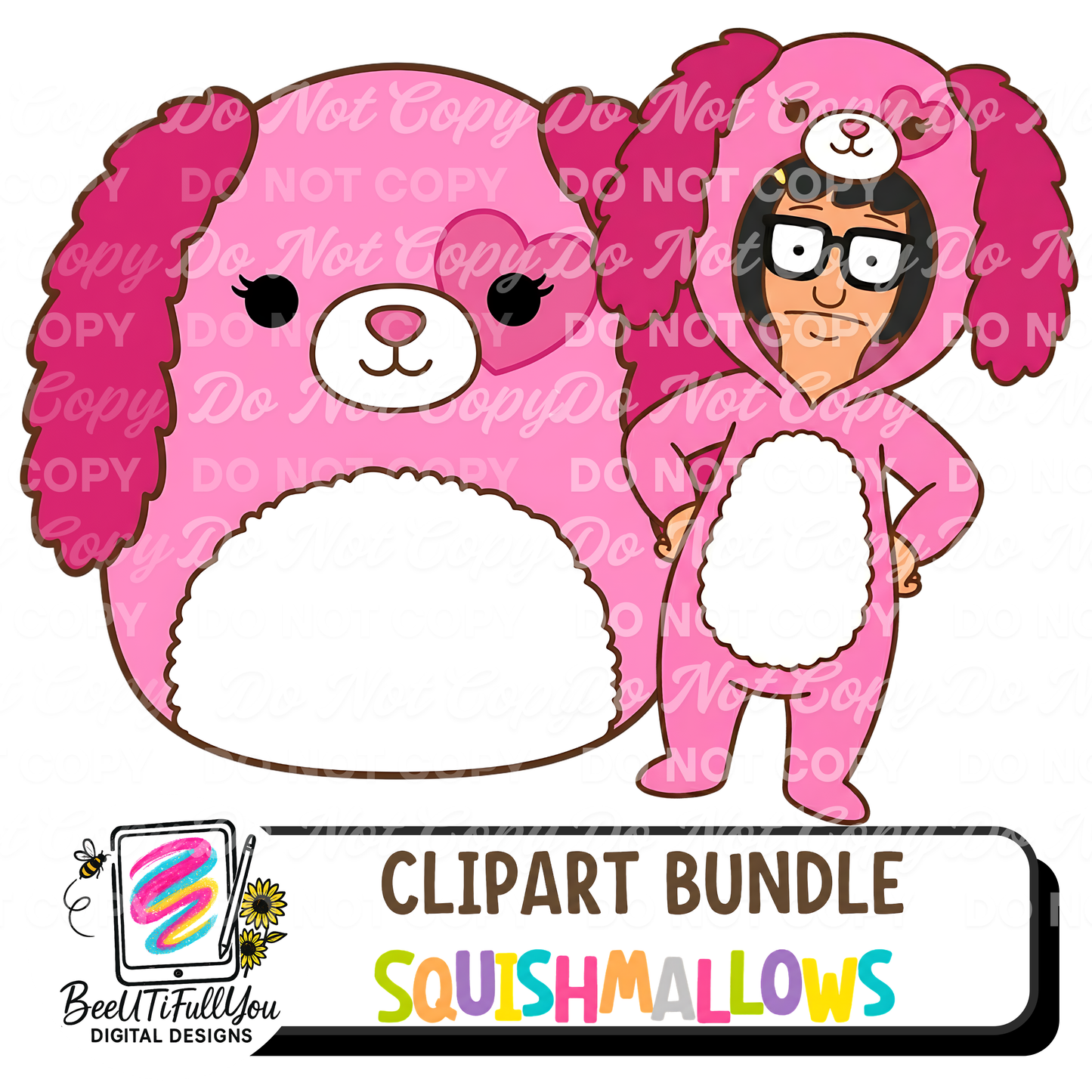 Valentine Character Clipart Pack | 16 PNG Elements | Commercial Use Clipart