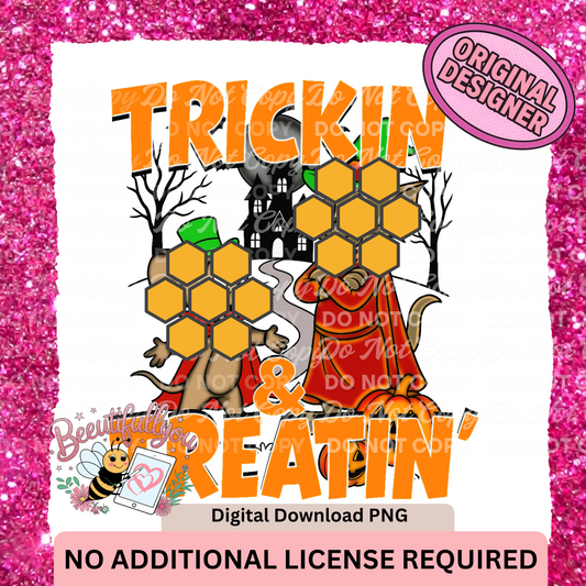 Trickin' & Treatin' PNG