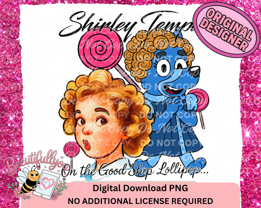 Shirley Temple – Good Ship Lollipop PNG