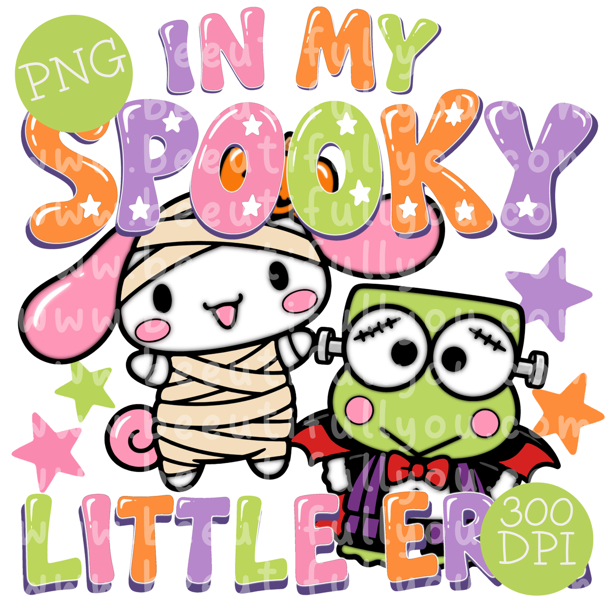 In My Spooky Little Era | Finished PNG + Matching Seamless Pattern set