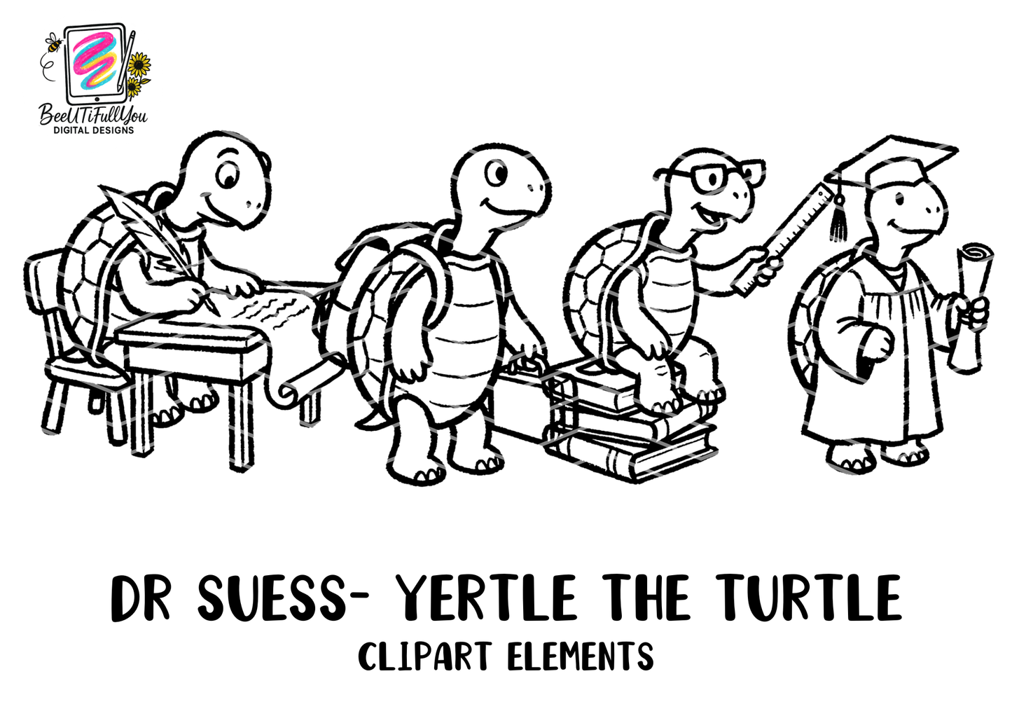Whimsical Classroom Character clipart Bundle