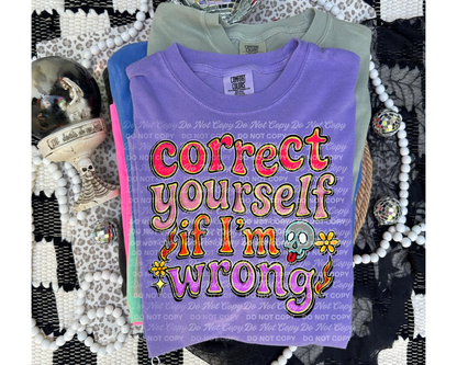 Correct Yourself If I’m Wrong PNG