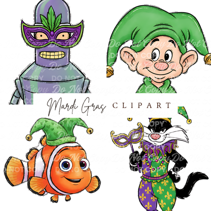 Holiday Mashup Clipart Collab | 30+ Elements + Bonus Font | AKC Digitals x BeeUTiFullYou | PNG Clipart for Designers