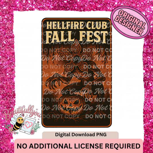 Hellfire Club Fall Fest PNG Design