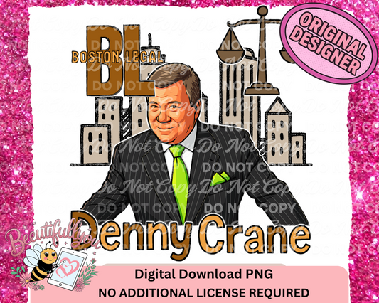 Denny Crane – Boston Legal Inspired PNG