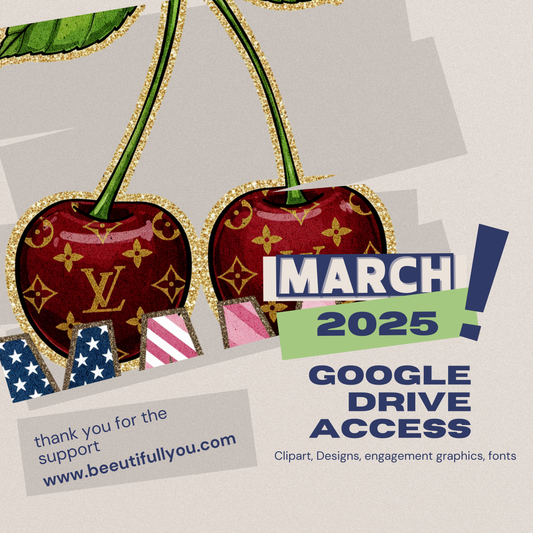 March 2025 Google Drive Access – Full Collection of Designs, Fonts & Clipart