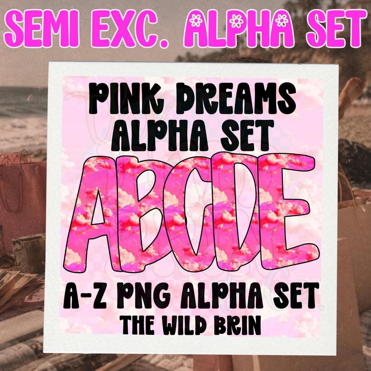 Broke Bitches Summer Collab Bundle | 56 PNG Designs | 28 Clipart | 19 Seamless Files | 33 Mockups | Alpha Sets & More