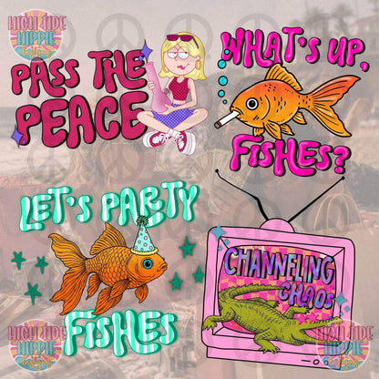 Broke Bitches Summer Collab Bundle | 56 PNG Designs | 28 Clipart | 19 Seamless Files | 33 Mockups | Alpha Sets & More