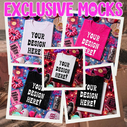 Broke Bitches Summer Collab Bundle | 56 PNG Designs | 28 Clipart | 19 Seamless Files | 33 Mockups | Alpha Sets & More