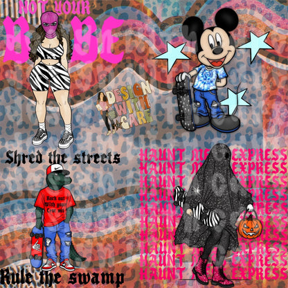 Broke Bitches Summer Collab Bundle | 56 PNG Designs | 28 Clipart | 19 Seamless Files | 33 Mockups | Alpha Sets & More