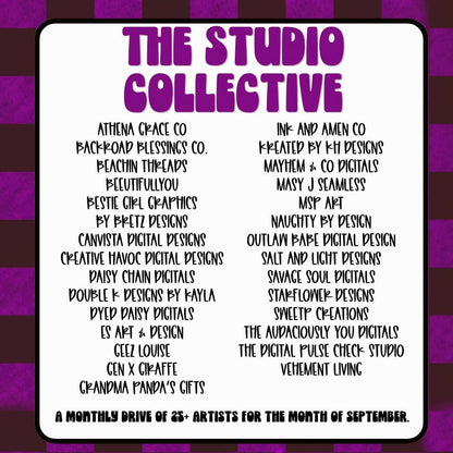 The Studio Collective – September 2026 Multi-Designer Digital Drive