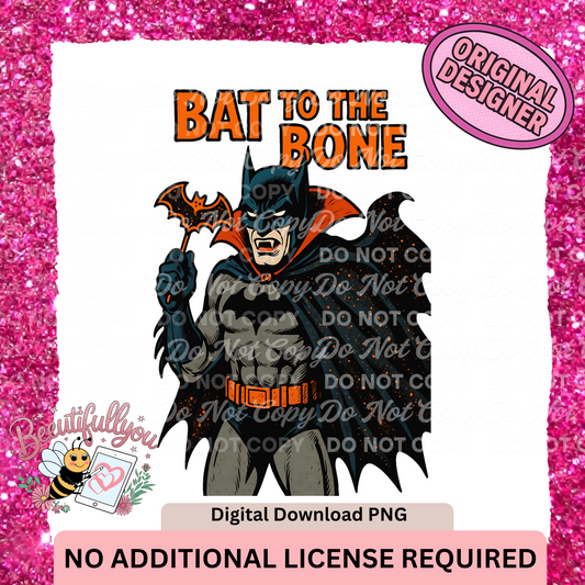 Bat to the Bone PNG Design