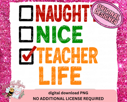 Teacher Christmas Bundles PNG| For that special teacher this holiday season