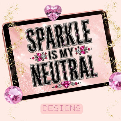 Bedazzled EVERYTHING Digital Mega Bundle | 41+ Digital Assets | Rhinestone Designs, Clipart, Seamless Patterns, Backgrounds & Font